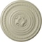 Ekena Millwork Pearl Ceiling Medallion (Fits Canopies up to 1 7/8"), Hand-Painted Clear Yellow, 26 1/4"OD x 1 1/2"P CM26PECYF - alternate 1